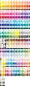 Nous pouvons réaliser vos pin´s personnalisés en utilisant les couleurs de la table Pantone.