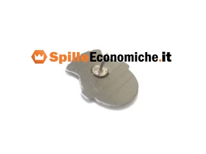 Spille sagomate argento dietro scrudo