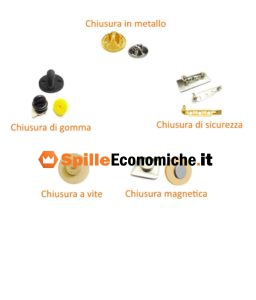 Accessori per le spille - chiusura